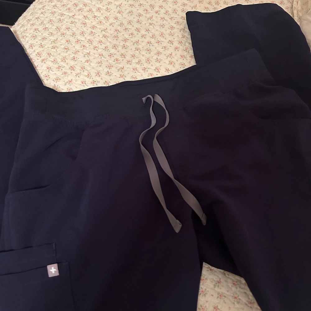Navy Blue Kade Figs Scrub Pants